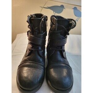 Id Required Little Girl Black Boots Size 10, Good Condition